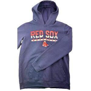 Boston‎ Red Sox Youth Large 12/14 Navy Hoodie MLB Genuine Merchandise Pullover